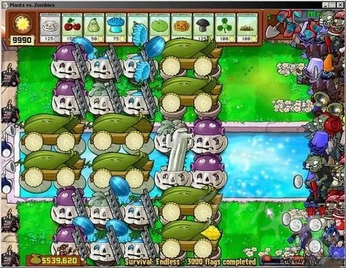《植物大战僵尸》经典梯子8炮流教程 8炮流怎么玩?