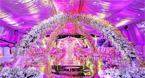 婚礼花门图片欣赏 如何布置婚礼花门