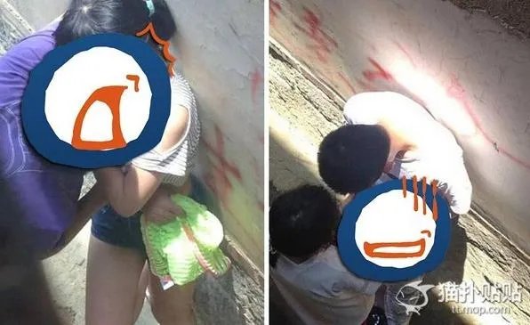 惊!小情侣大庭广众下竟来真的：情侣不雅行为实拍