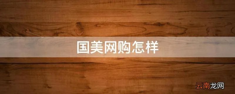 国美网购怎样
