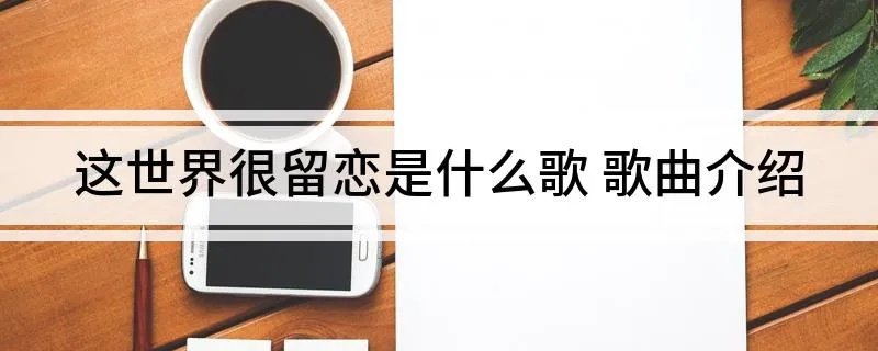 这世界很留恋是什么歌 歌曲介绍