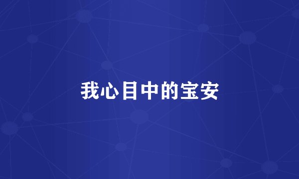 我心目中的宝安