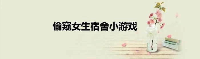 偷窥女生宿舍小游戏