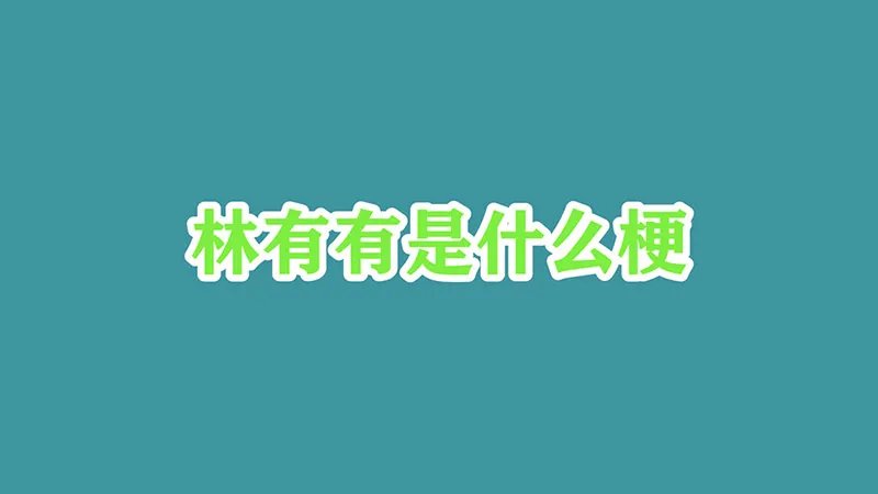 林有有是什么梗