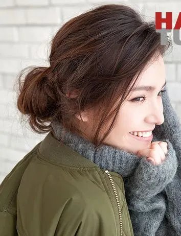 韩式花苞头发型扎法:教你怎么扎韩式花苞头