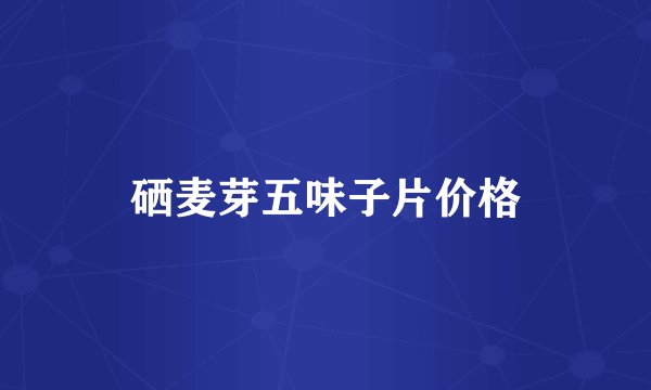 硒麦芽五味子片价格