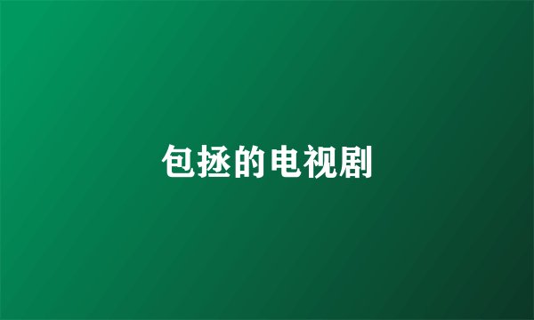 包拯的电视剧