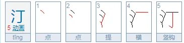 汀怎么读？