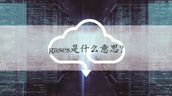 gases是什么意思？