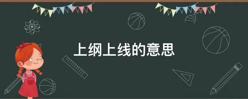 上纲上线的意思