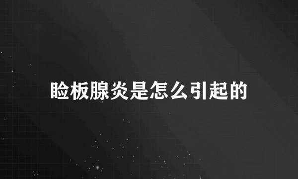 睑板腺炎是怎么引起的
