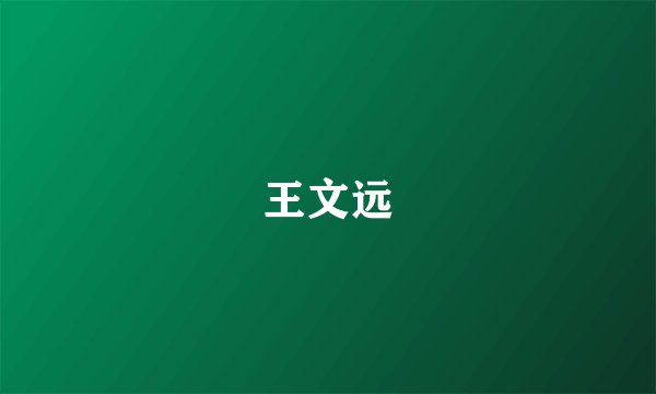 王文远
