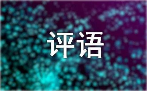 年度考核评语