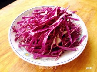凉拌紫甘蓝