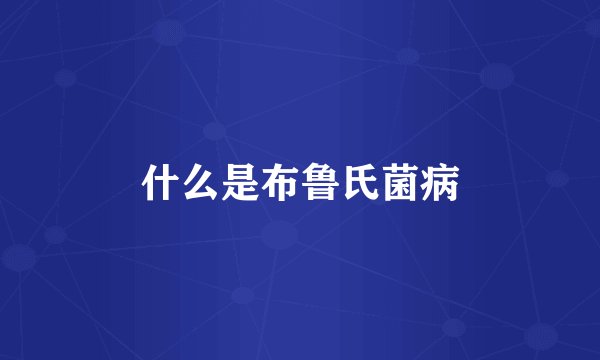 什么是布鲁氏菌病