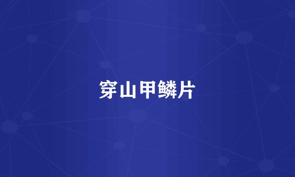 穿山甲鳞片