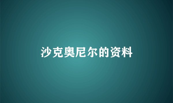 沙克奥尼尔的资料