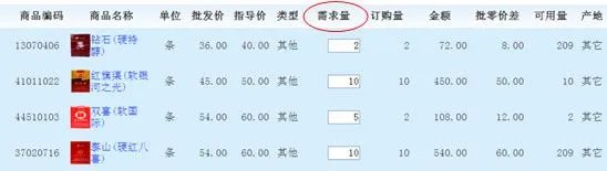 新商盟网上订烟操作流程(图例详解)