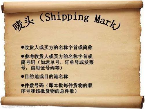 唛头是什么意思?
